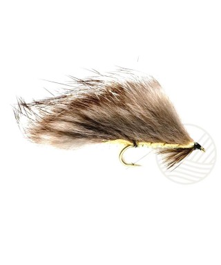 Mouche Streamer Zonker Grizzly