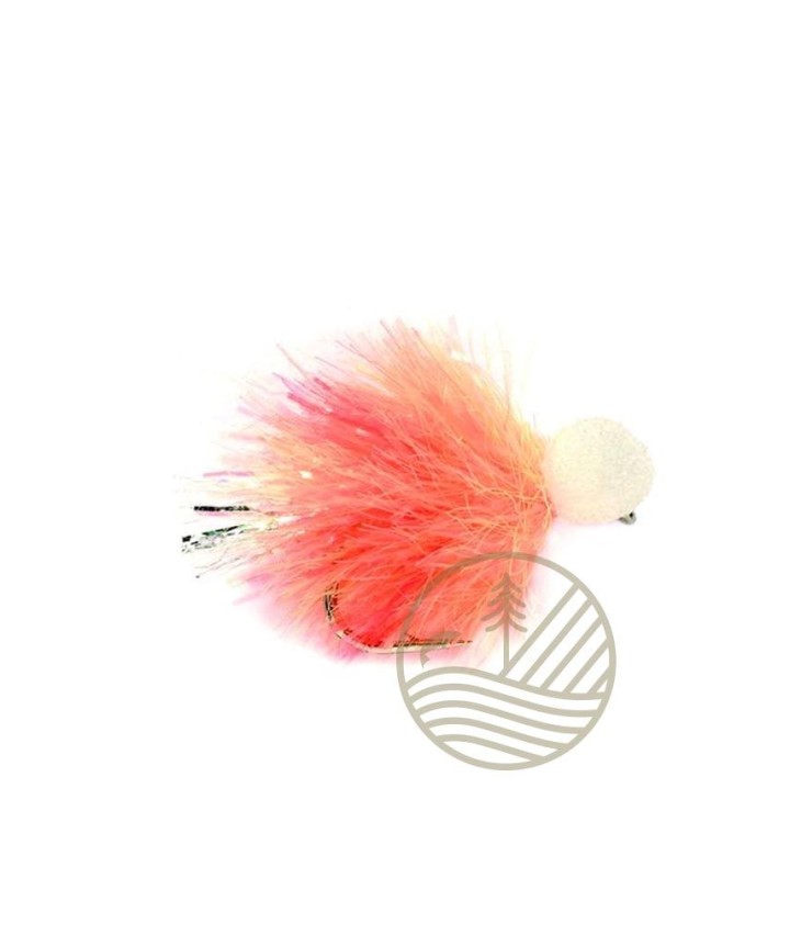 Mouche Streamer Blobby Worm Orange