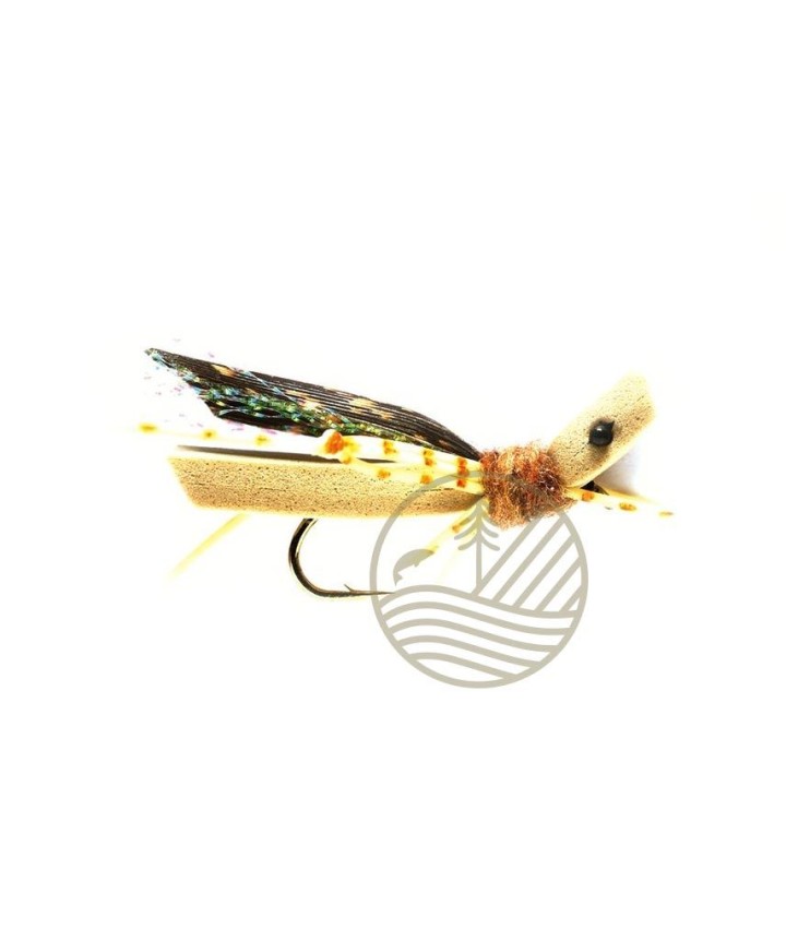 Mouches Grasshopper Foam Tan