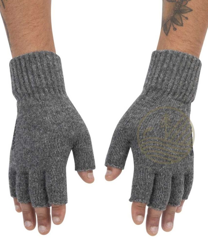 Gants SIMMS Wool Half Finger Mitt | PLC-PECHE.FR
