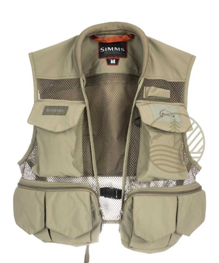 Gilet mouche SIMMS Tributary Vest Tan