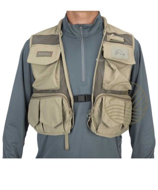 Gilet mouche SIMMS Tributary Vest Tan