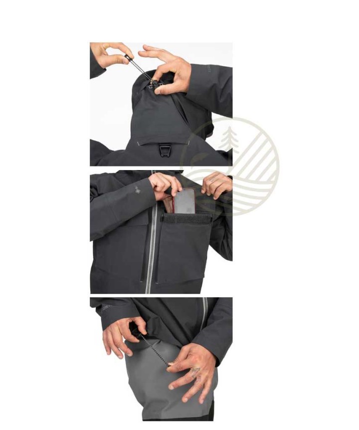 Veste SIMMS Guide Classic jacket Carbon