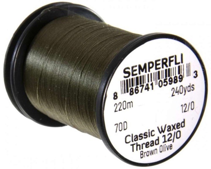SEMPERFLI Classic Waxed Thread 12/0 220m - Multi coloris