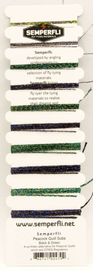 SEMPERFLI Peacock Quill Subs Multicard