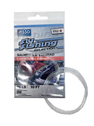 ASSO Salmon & Steelhead Tapered Leader 10ft