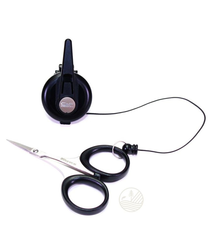 Flex Clip-On Reel/Scissors C&F DESIGN