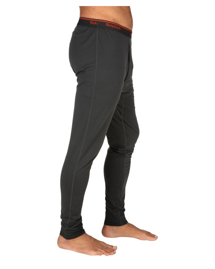 Sous-vêtement SIMMS Lightweight Baselayer Bottom Carbon | PLC-PECHE.FR