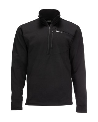 SIMMS Thermal 1/4 Zip Top Black | PLC-PECHE.FR