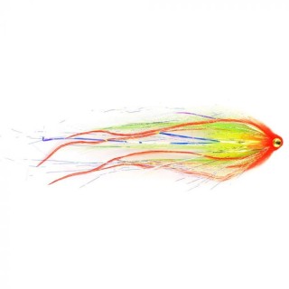 Mouche brochet pike tube Niklaus Bauer On fire - PLC FLY SHOP