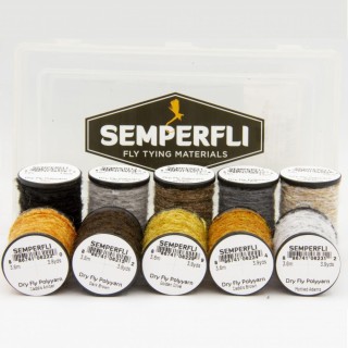 SEMPERFLI Dry Fly Polyyarn Caddis Collection | PLC FLY SHOP