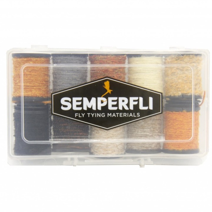 SEMPERFLI Dry Fly Polyyarn Caddis Collection | PLC FLY SHOP