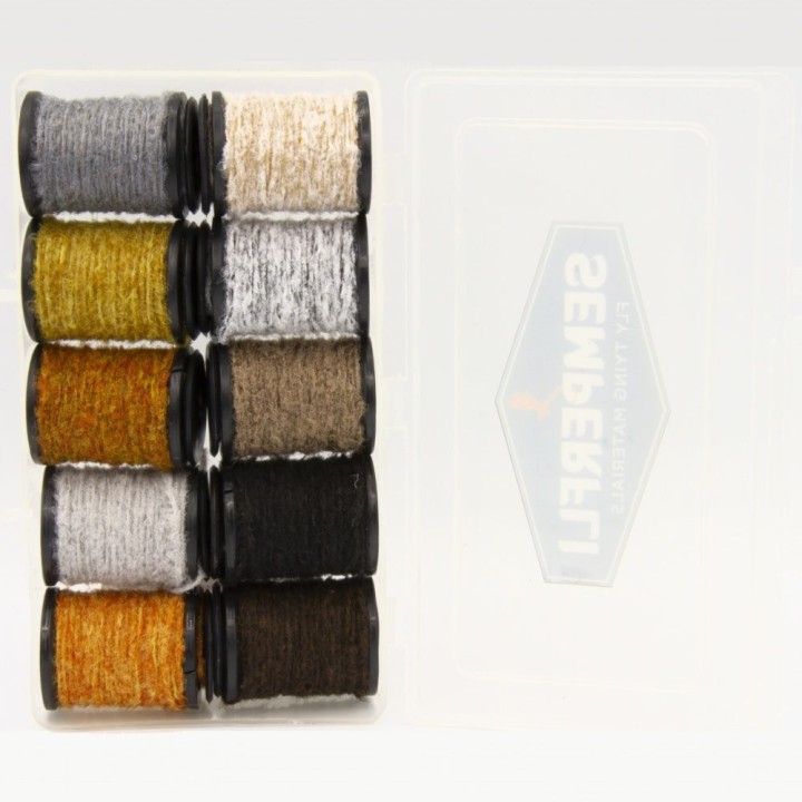 SEMPERFLI Dry Fly Polyyarn Caddis Collection | PLC FLY SHOP