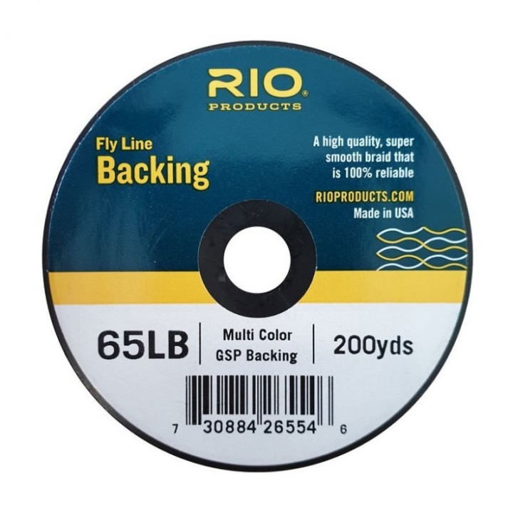 Backing RIO 65LB GSP Multi Color | PLC PECHE