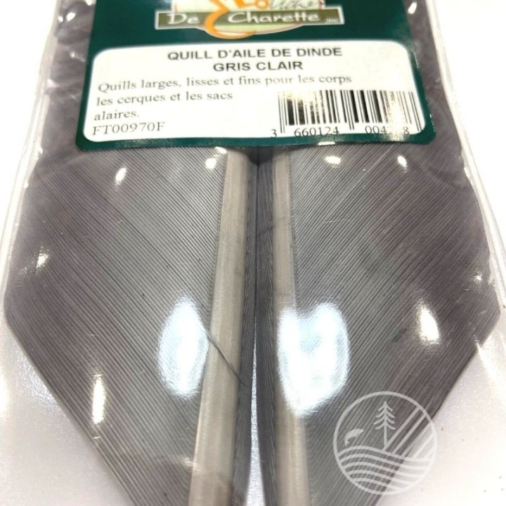 Quill d'aile de dinde MDC - PLC FLY SHOP