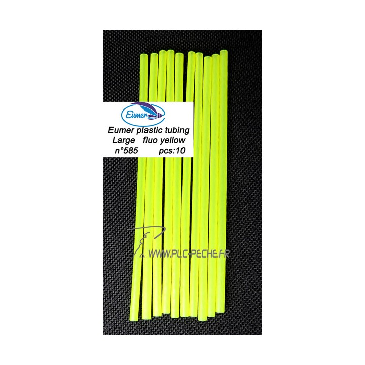 EUMER Plastic Tubing Fluo Yellow | PLC-PECHE.FR