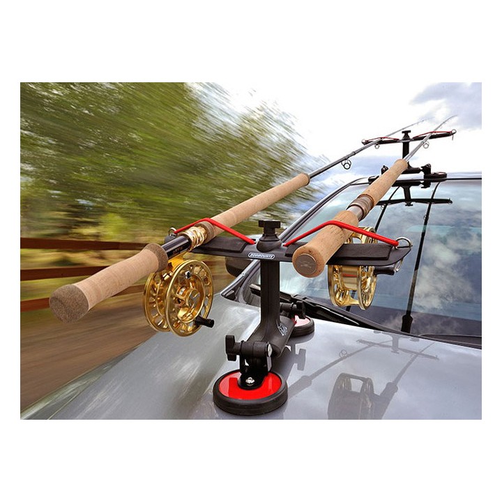 Support de cannes à pêche pour voiture Rodmounts Sumo par aimants | PLC-PECHE.FR