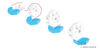 Minispool Manivelle Bleu Switchbox OMNISPOOL| PLC-PECHE.FR