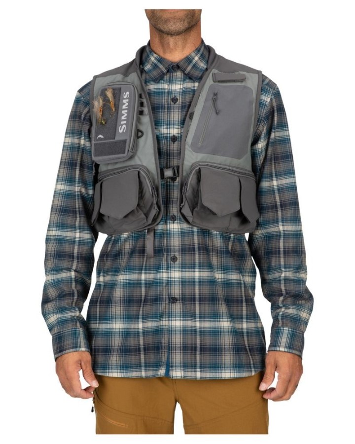 Gilet mouche SIMMS Freestone Vest Pewter | PLC-PECHE.FR