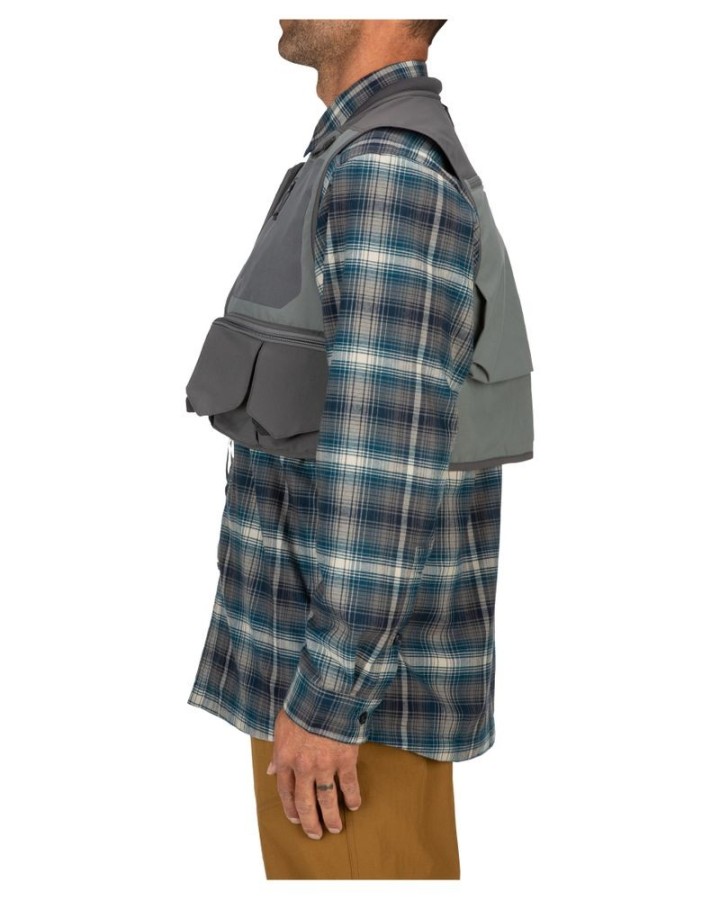 Gilet mouche SIMMS Freestone Vest Pewter | PLC-PECHE.FR