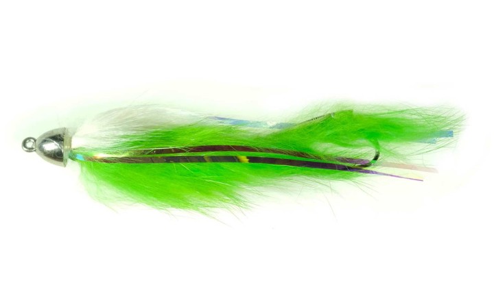 Mouche AQUA FLIES Dolly Llama Chartreuse/White | PLC-PECHE.FR