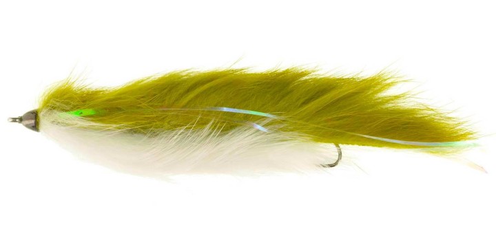 Mouche AQUA FLIES Dolly Llama Olive/White | PLC-PECHE.FR