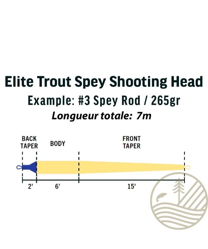 Rio Elite Trout Spey Shooting Head | PLC FLY SHOP
