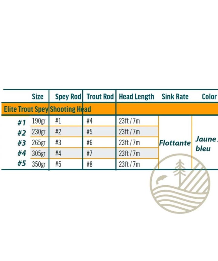 Rio Elite Trout Spey Shooting Head | PLC FLY SHOP