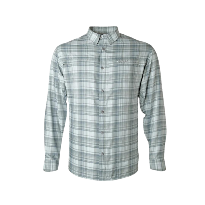 Chemise SAGE Guide Shirt Blue Plaid | PLC-PECHE.FR