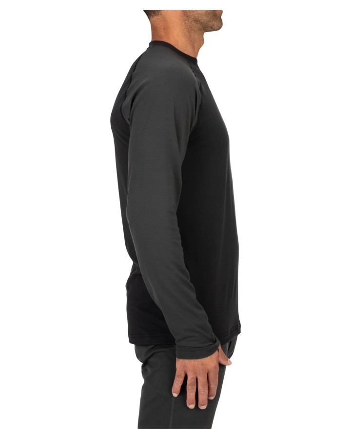 Sous-vêtement Lightweight Baselayer Top Black | PLC-PECHE.FR