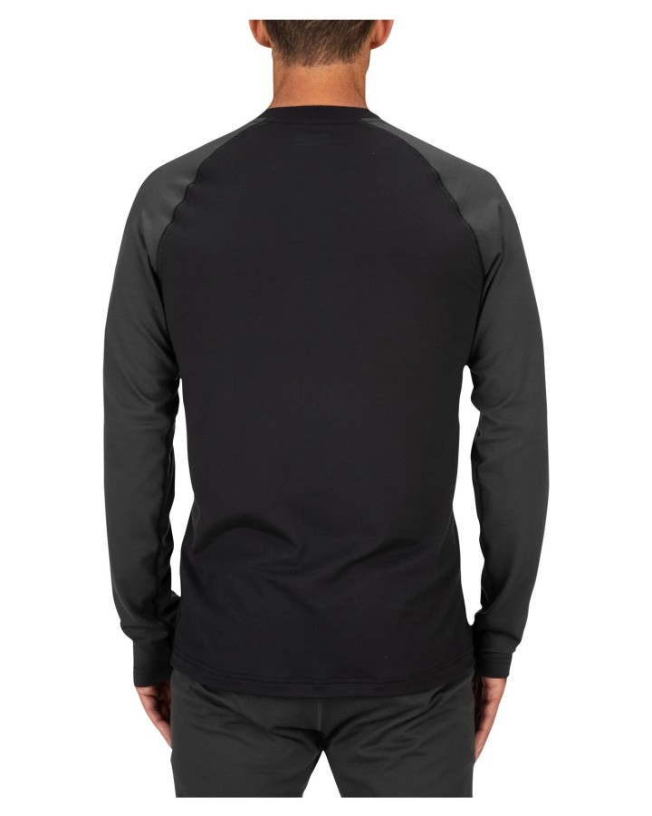 Sous-vêtement Lightweight Baselayer Top Black | PLC-PECHE.FR