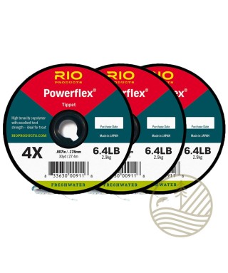 Fils Nylon RIO Powerflex (pack 3 bobines) | PLC-PECHE.FR