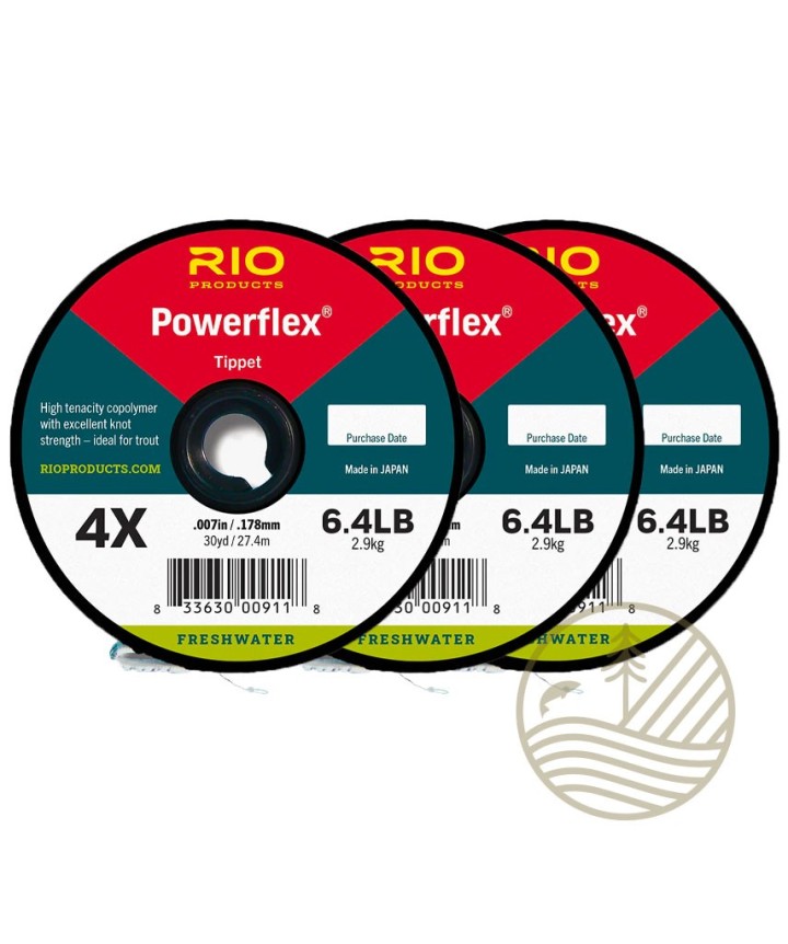 Fils Nylon RIO Powerflex (pack 3 bobines) | PLC-PECHE.FR