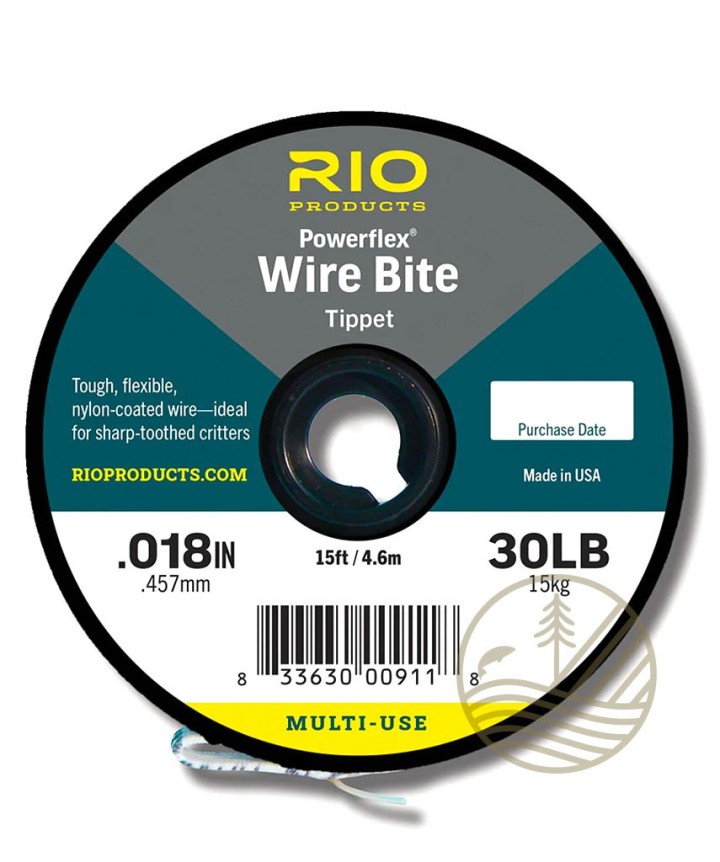 Fils Acier Gainé RIO Wire Bite Tippet 15,20 m | PLC FLY SHOP