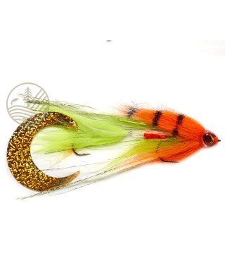 Mouche Brochet P's W/Tail Fire Tiger FULLING MILL