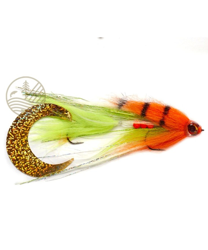 Mouche Brochet P's W/Tail Fire Tiger FULLING MILL