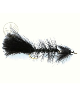 Mouche Lazy Bugger Black FULLING MILL | PLC-PECHE.FR