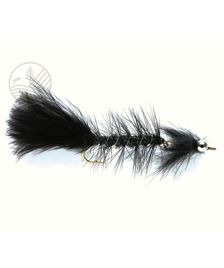 Mouche Lazy Bugger Black FULLING MILL | PLC-PECHE.FR