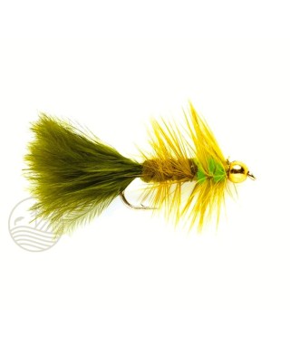 Mouche Woolly Bugger Olive/Green FULLING MILL | PLC-PECHE.FR