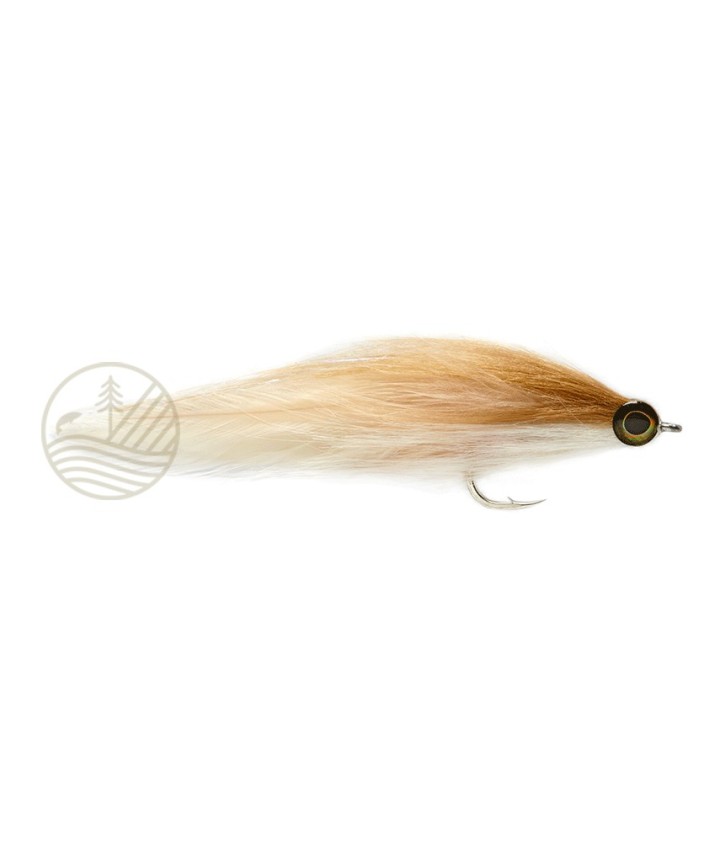 Mouche Two Tone Brushy White & Tan FULLING MILL | PLC-PECHE.FR