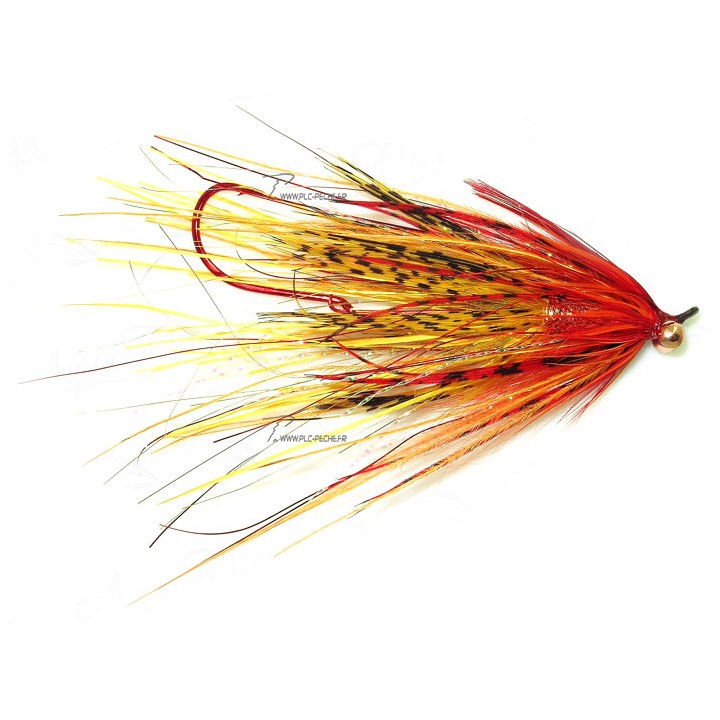 Mouche AQUAFLIES Steelhead Mini Intruder Yellow/Orange  | PLC-PECHE.FR
