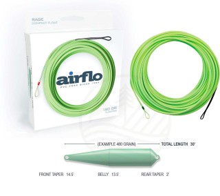 Soie AIRFLO Rage Compact Float | PLC-PECHE.FR