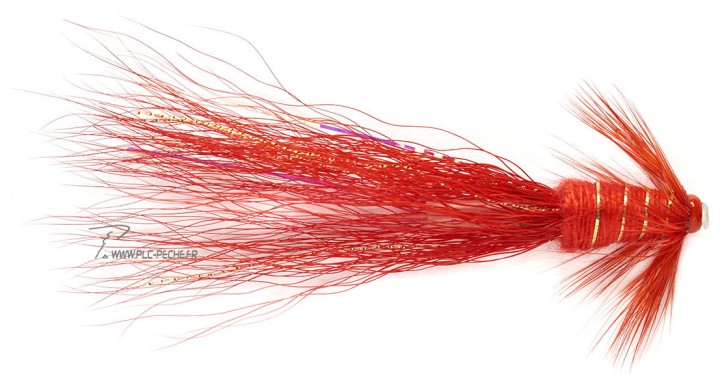 Mouche Saumon FULLING MILL Red Snaelda | PLC-PECHE.FR