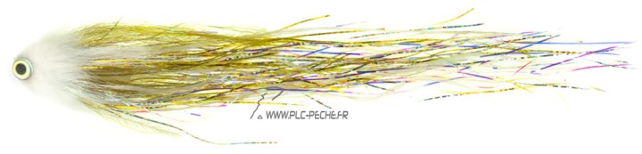 Mouche Brochet pike tube Niklaus Bauer sheep Head Dirty Roach  | PLC-PECHE.FR