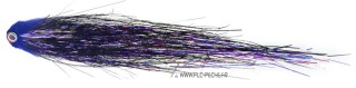 Mouche Brochet Pike Tube Niklaus Bauer Sheep Head Midnight Black | PLC-PECHE.FR