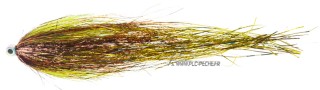 Mouche Brochet Pike Tube Niklaus Bauer Golden Bream  | PLC-PECHE.FR