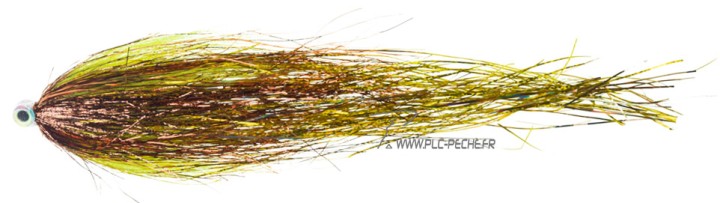 Mouche Brochet Pike Tube Niklaus Bauer Golden Bream  | PLC-PECHE.FR
