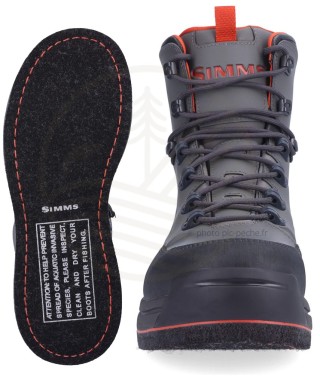 Chaussures de wading SIMMS Freestone Feutre | PLC-PECHE.FR