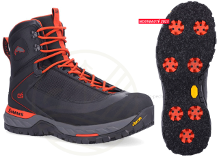 Chaussure de Wading SIMMS G4 Pro Powerlock Carbon Feutre | PLC-PECHE.FR