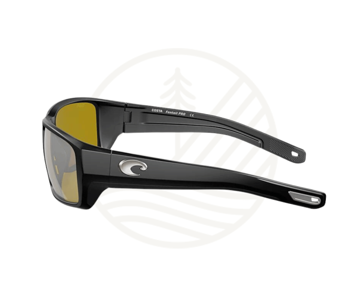 Lunettes Polarisantes COSTA Fantail Pro 580G Matte Black Sunrise Silver Mirror | PLC-PECHE.FR